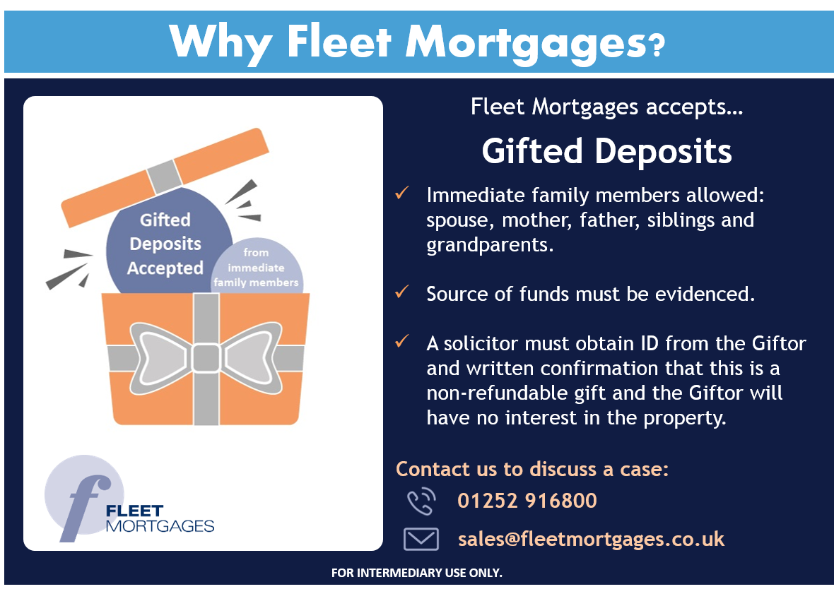 Fleet Mortgages - Gifted deposits